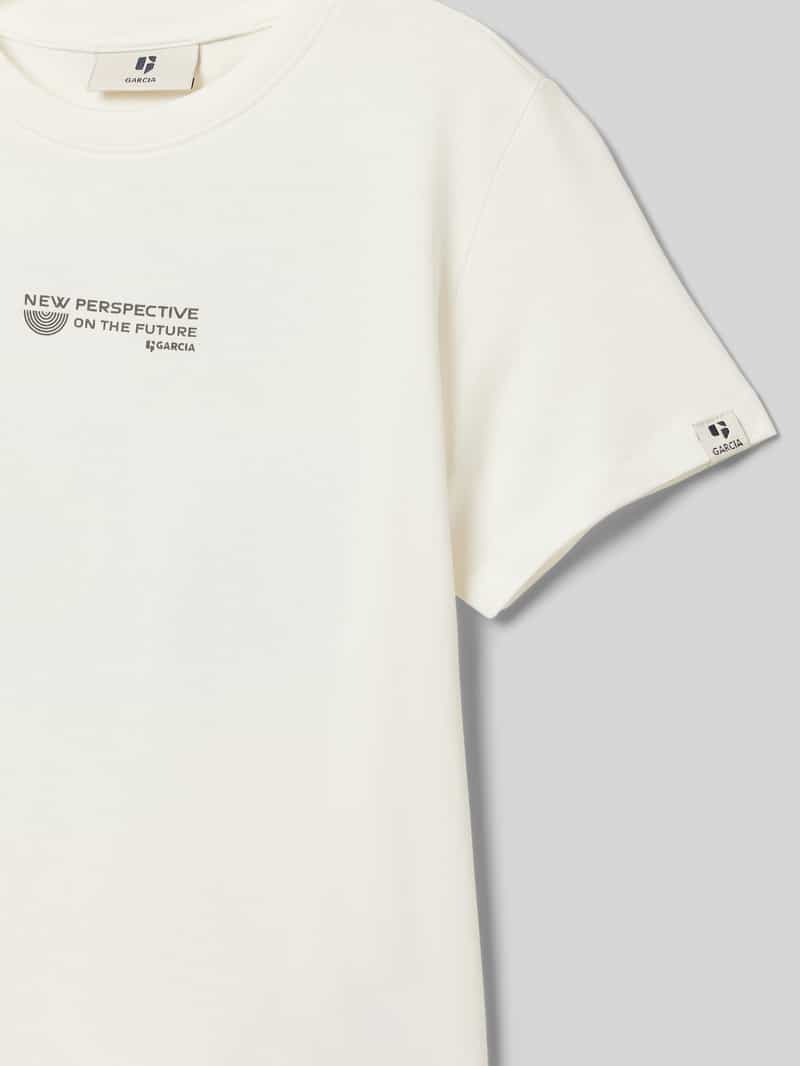 Garcia T-shirt met labelprint