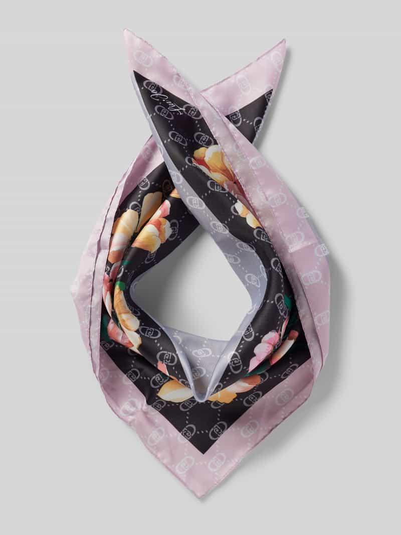 Liu Jo White Sjaal met labeldetails model 'FLOWER CORNER'