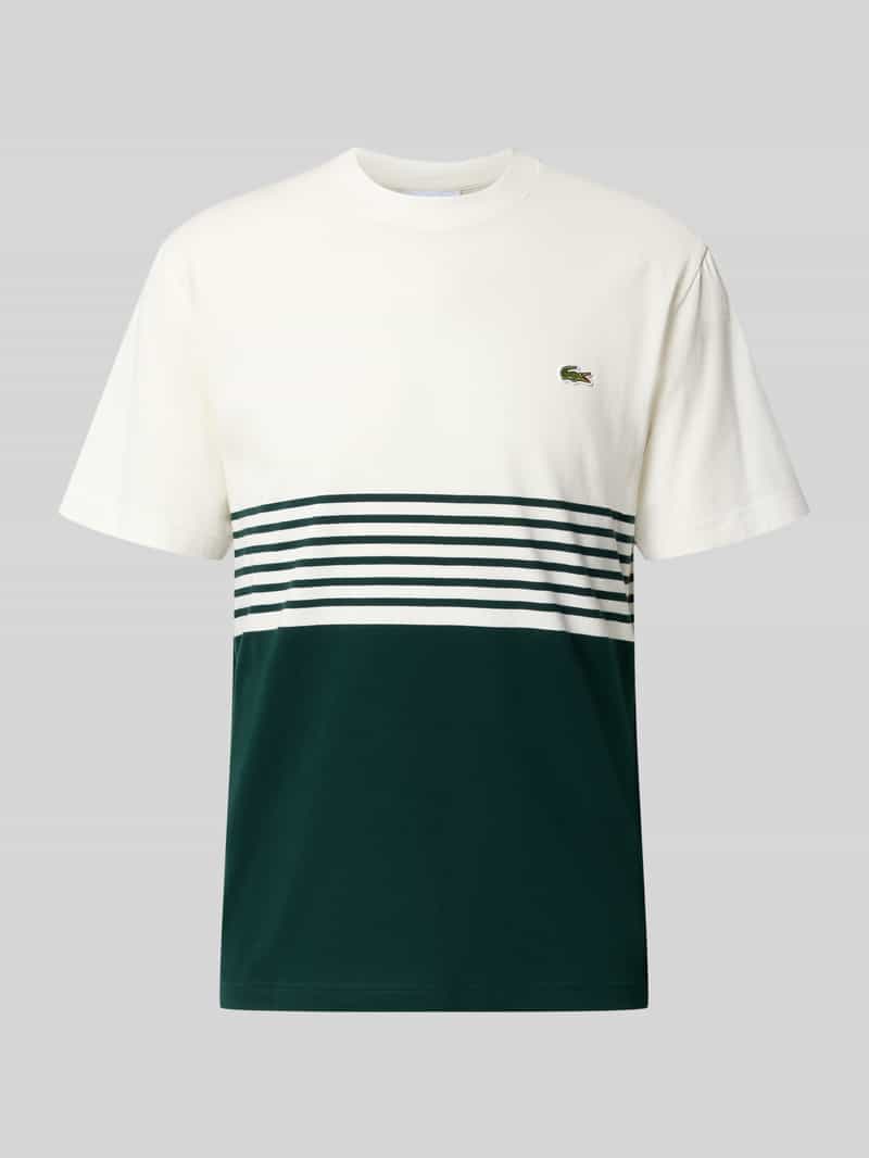Regular fit t-shirt van puur katoen