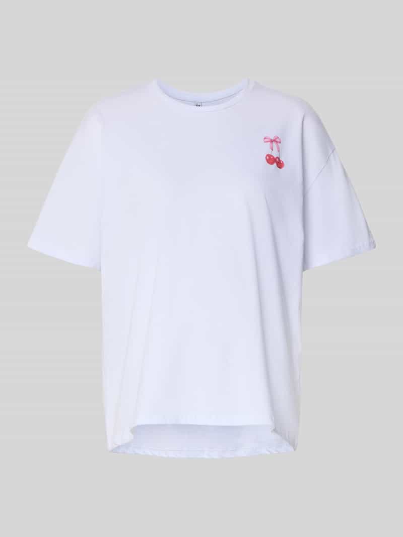 Pieces Oversized T-shirt van puur katoen model 'MIKKA'