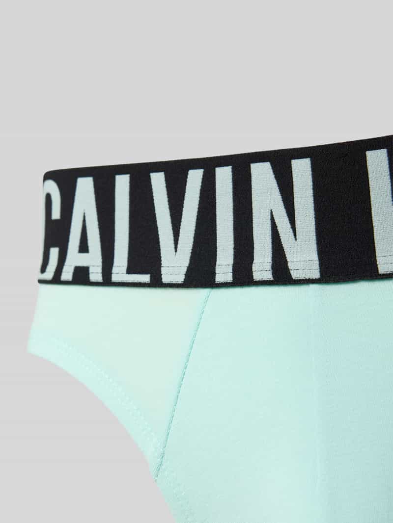 Calvin Klein Underwear Slim fit heupslip met logostitching in een set van 3 stuks