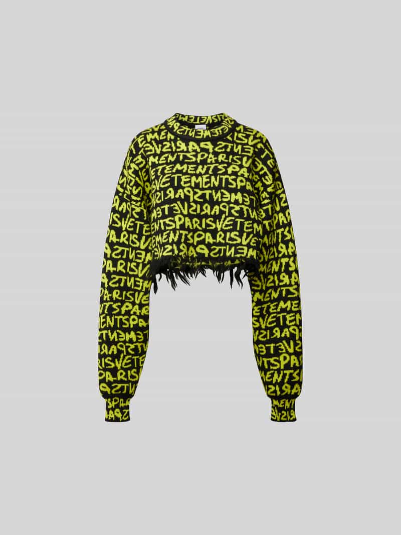 Oversized sweatshirt met logomotief