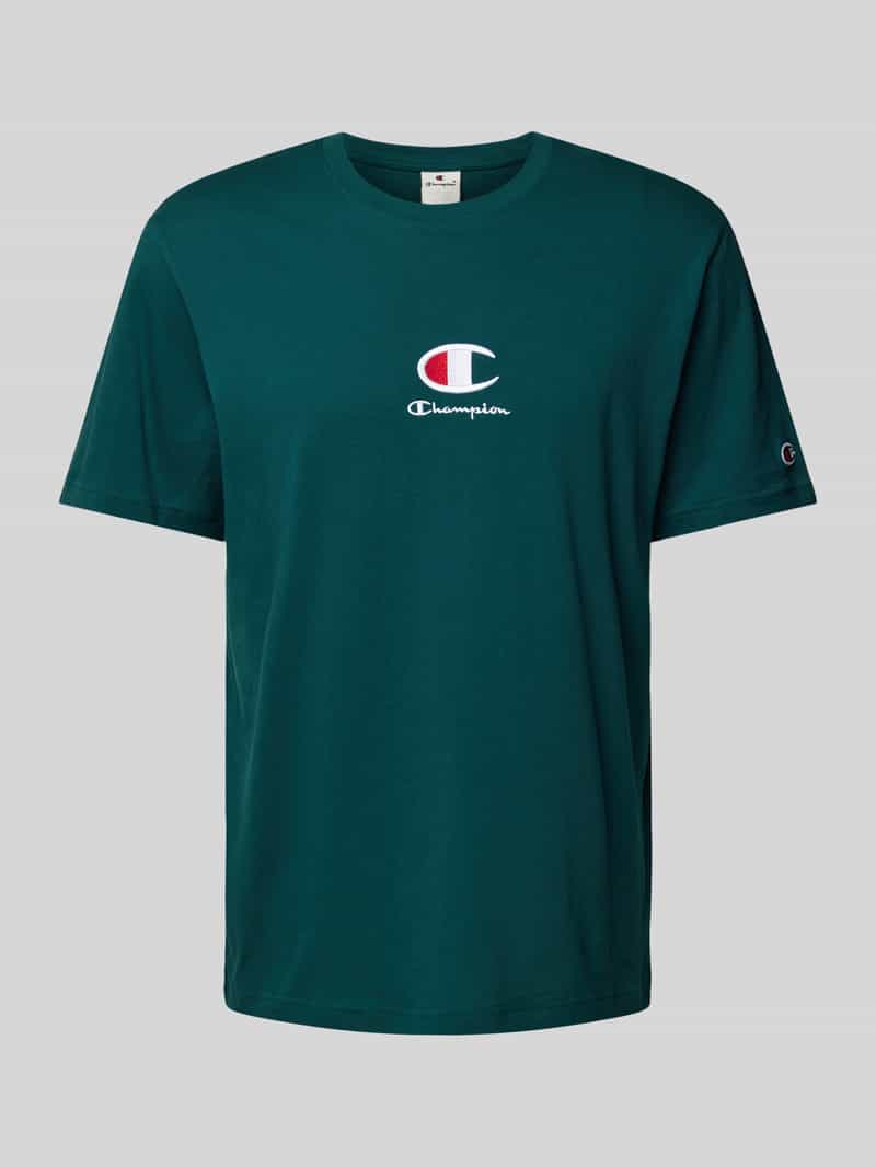 Champion T-shirt met labelstitching
