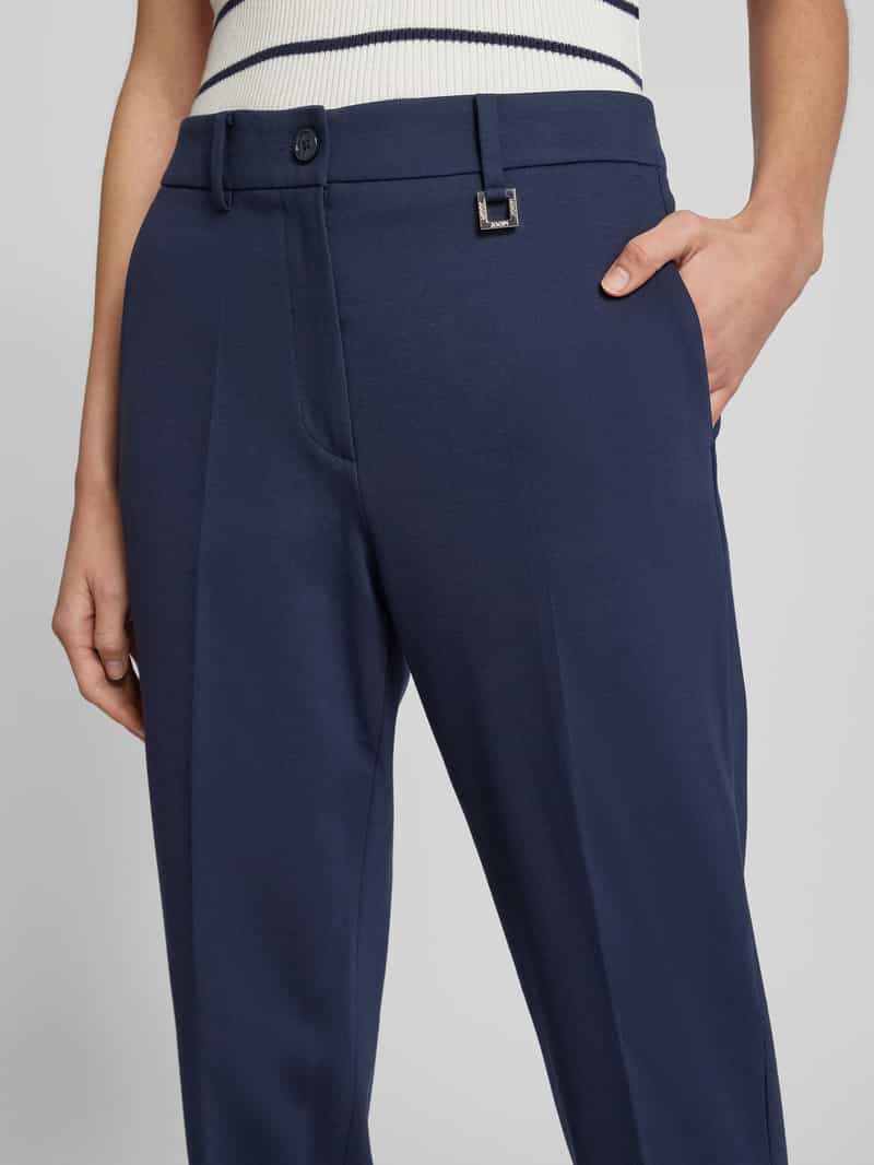 Joop! Slim fit pantalon met persplooien