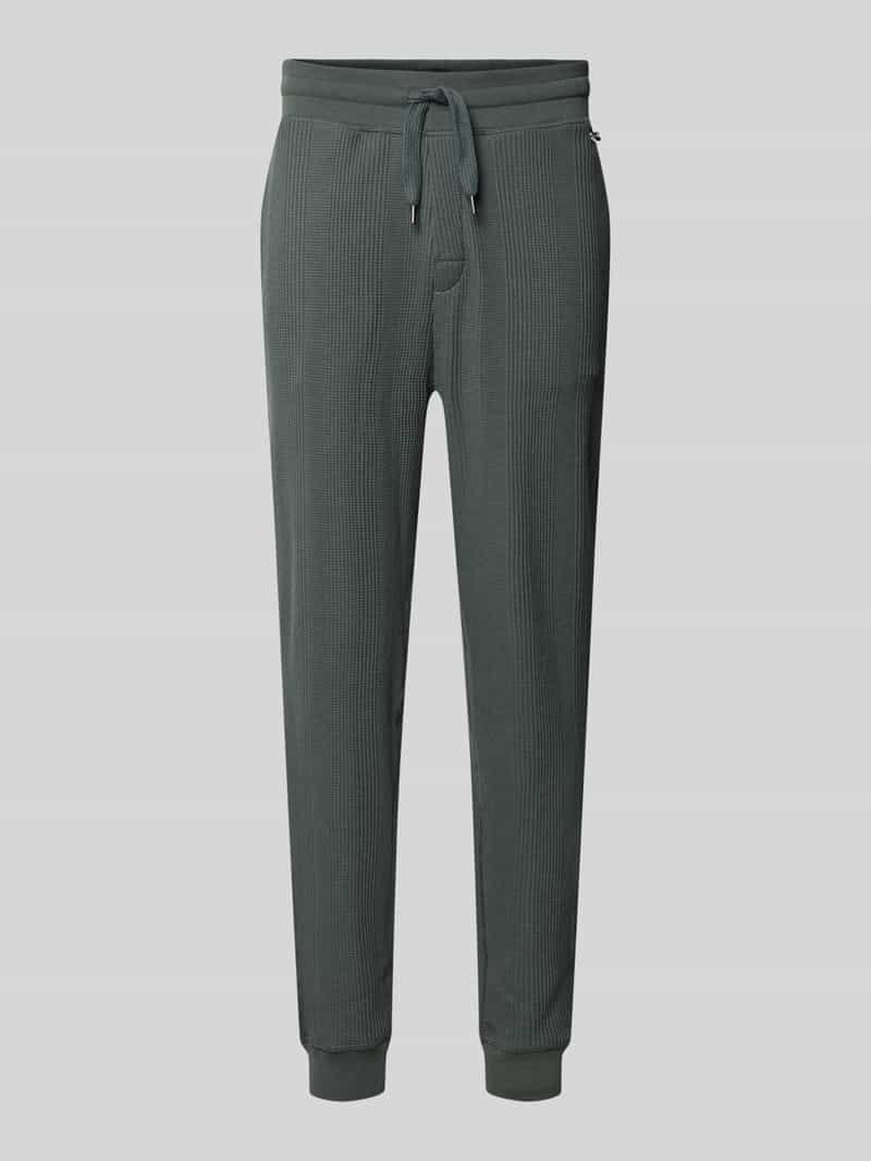 Boss Relaxed fit sweatpants van katoenmix