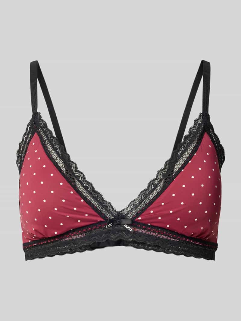 HUGO bh met kant model 'UNIQUE Triangle'