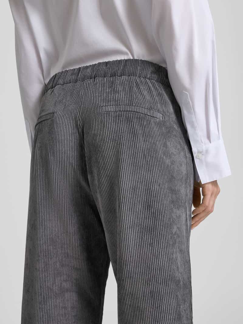 MAC Korte corduroy broek met elastische band model 'CHIARA'