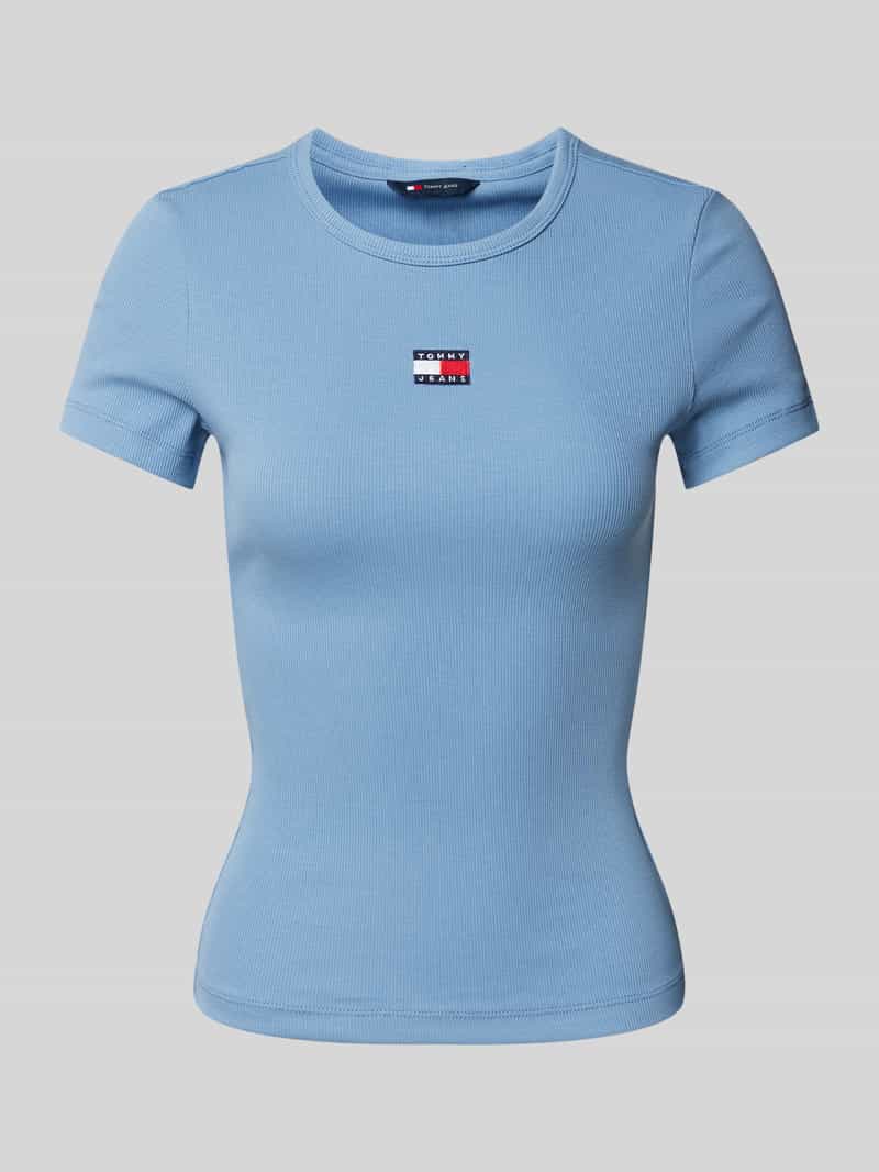 Tommy Jeans T-shirt met labelstitching
