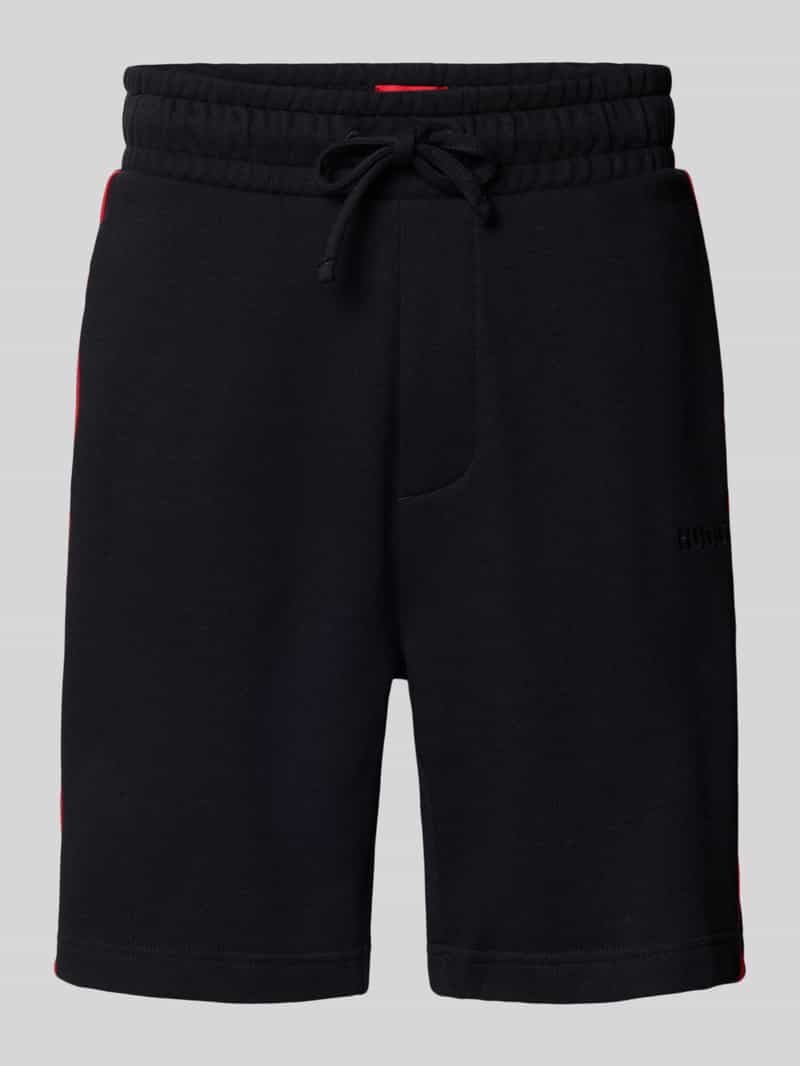 HUGO Korte broek met elastische band model 'LIAM'