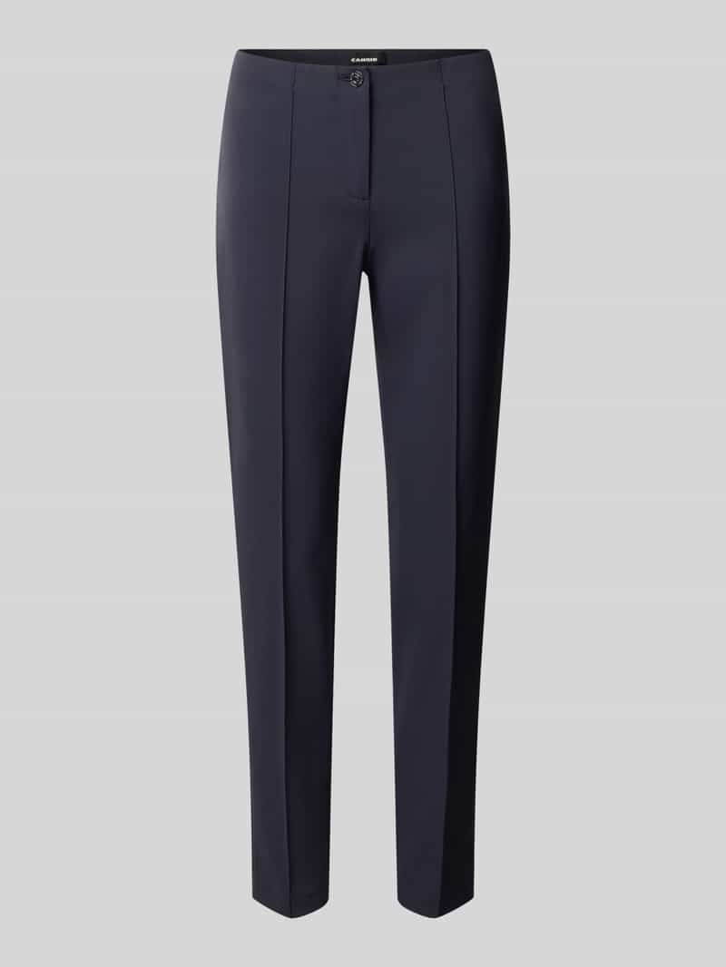 CAMBIO Stretchbroek met bandplooien model 'ROS' model 'ROS'