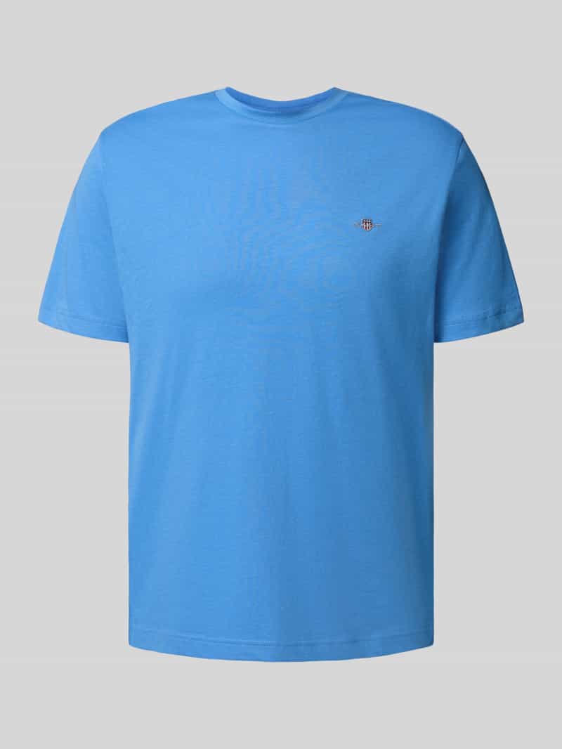 Gant Regular fit T-shirt met labelstitching