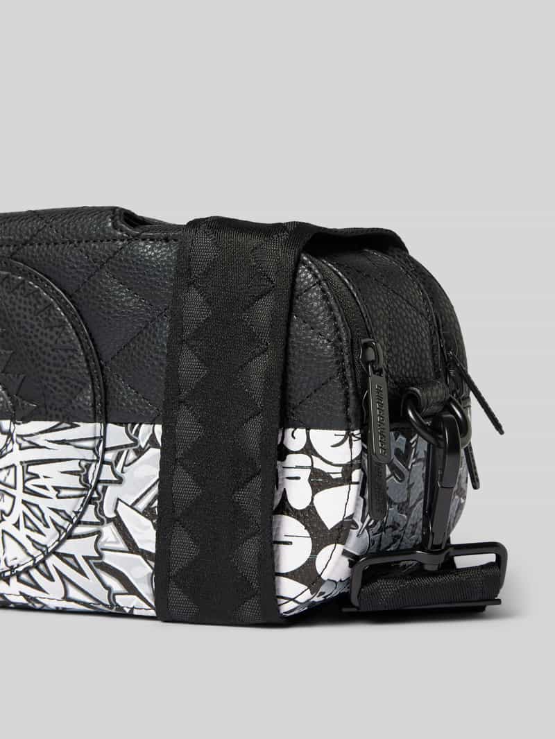 Sprayground Schoudertas met structuurmotief model 'HALF GRAFF'