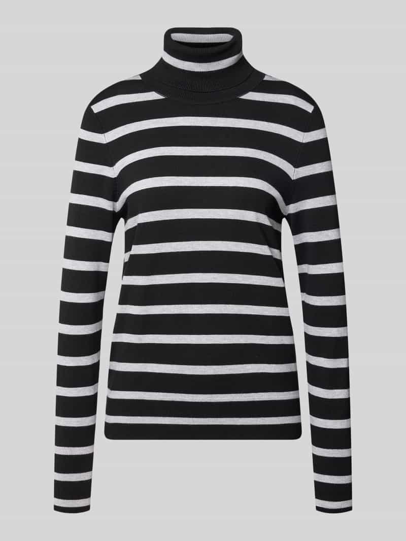Christian Berg Woman Gebreide pullover met geribde col
