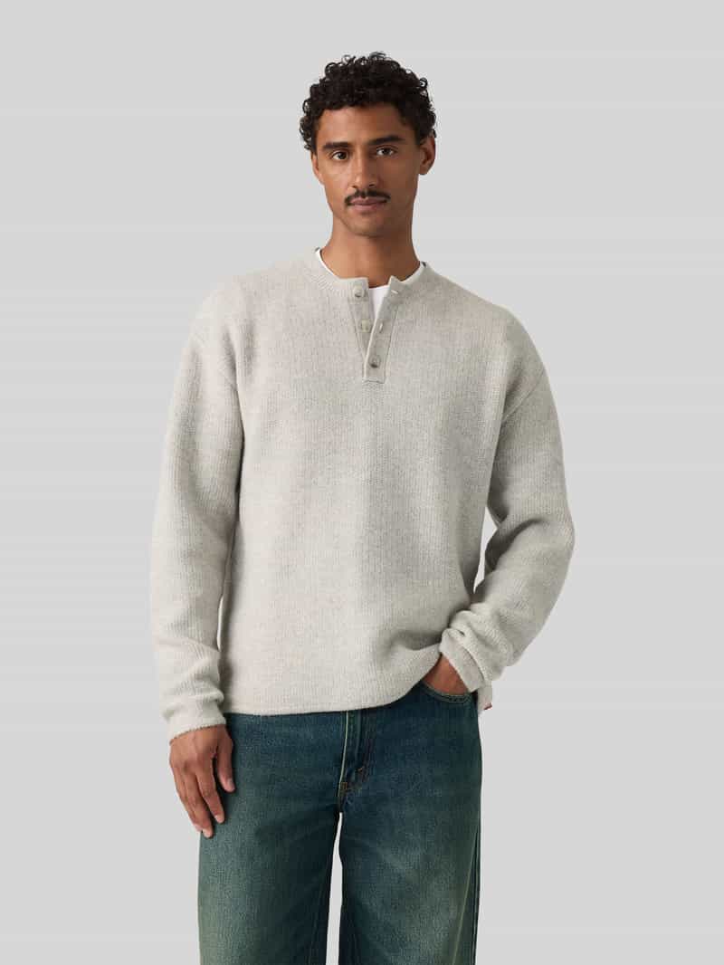 Levi's pullover in relaxed fit met wol