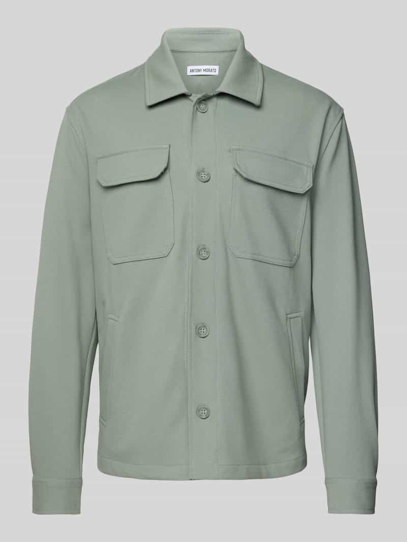 Antony Morato Regular fit overhemdjack met kentkraag