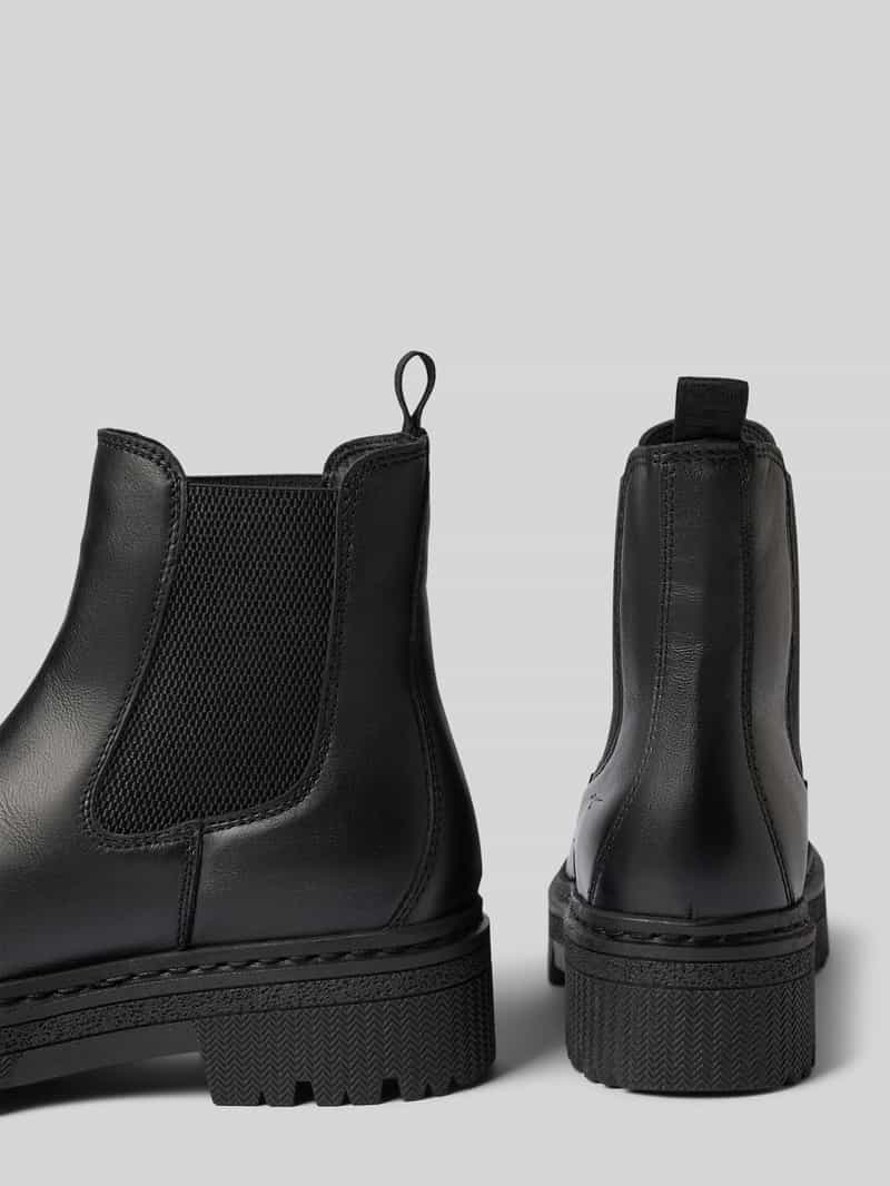 tamaris Chelsea boots van echt runderleer