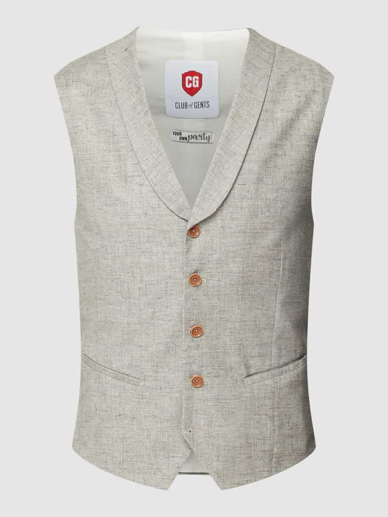 Gilet met strookzakken, model 'Pady' CG - Club of Gents