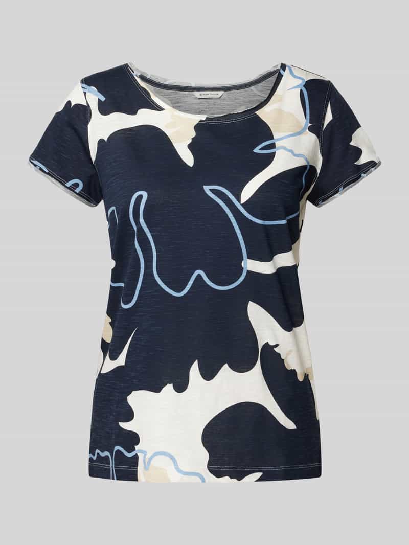 Tom Tailor Regular fit T-shirt van puur katoen