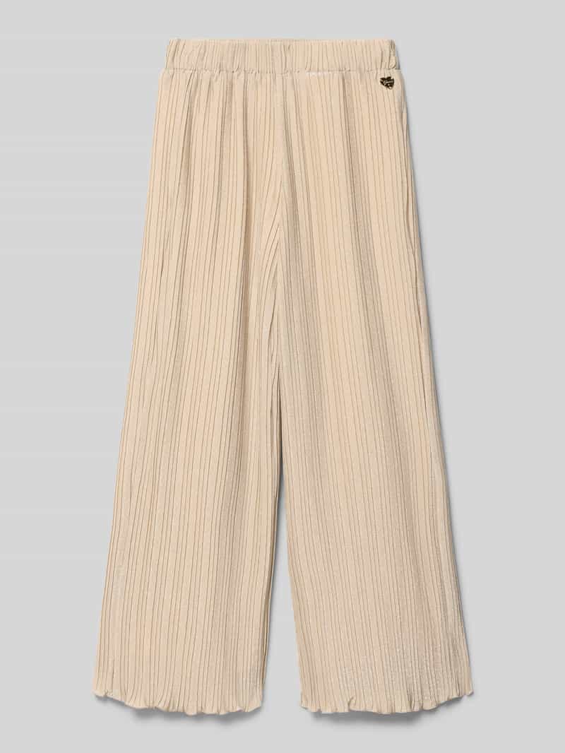 BROEK met wijde Benen en elastisch Band