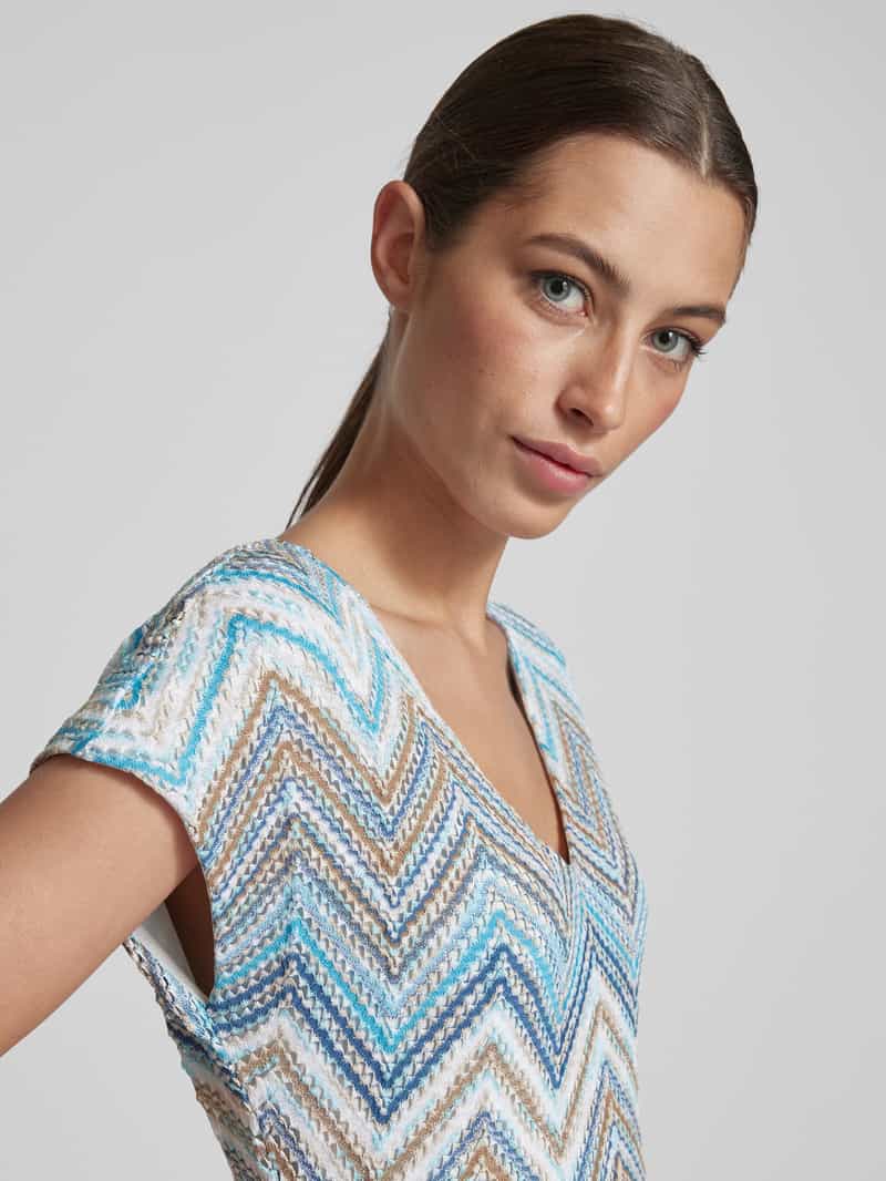 s.Oliver BLACK LABEL Midi-jurk met all-over motief
