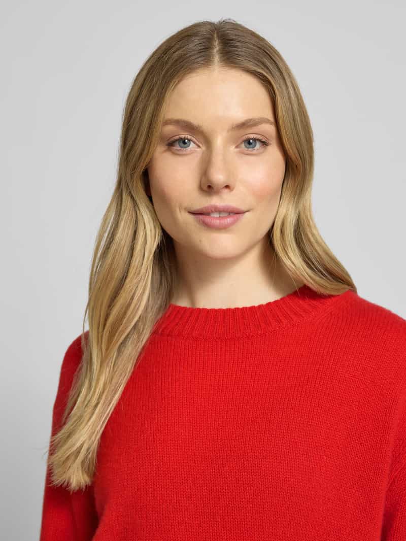 Christian Berg Woman Kasjmier pullover met ribboorden