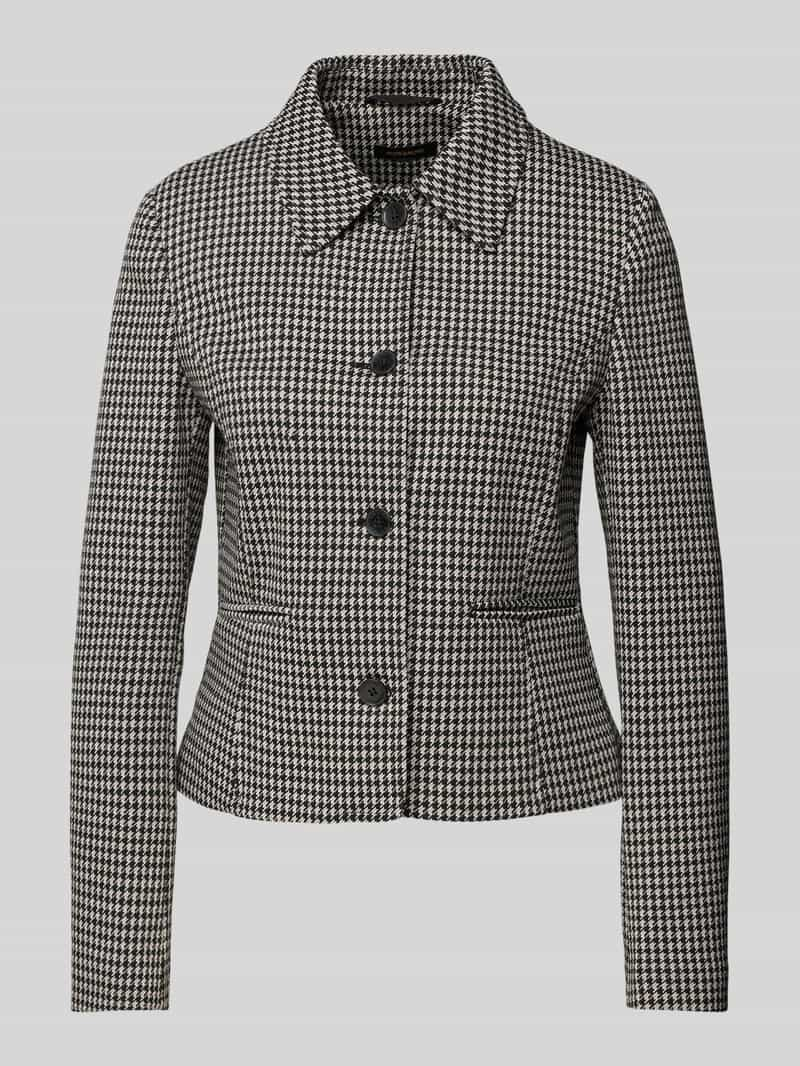 MORE & MORE Slim fit blazer met paspelzakken