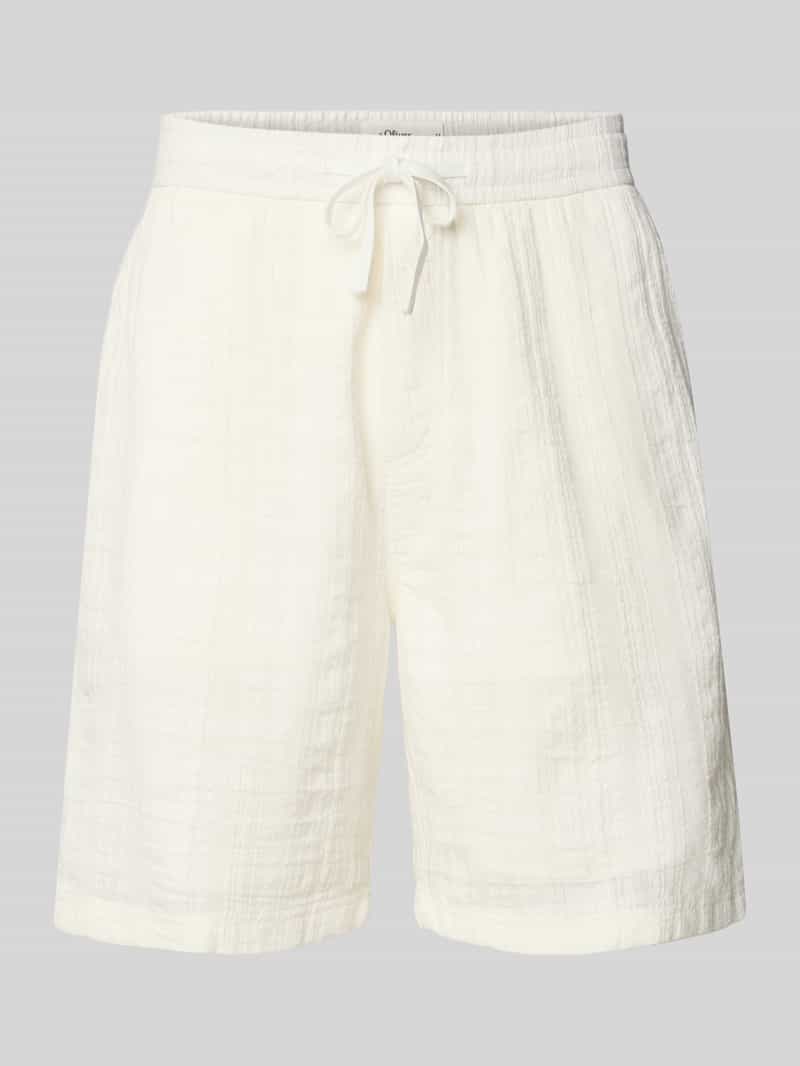 s.Oliver RED LABEL Relaxed fit korte broek van puur katoen model 'DETROIT'