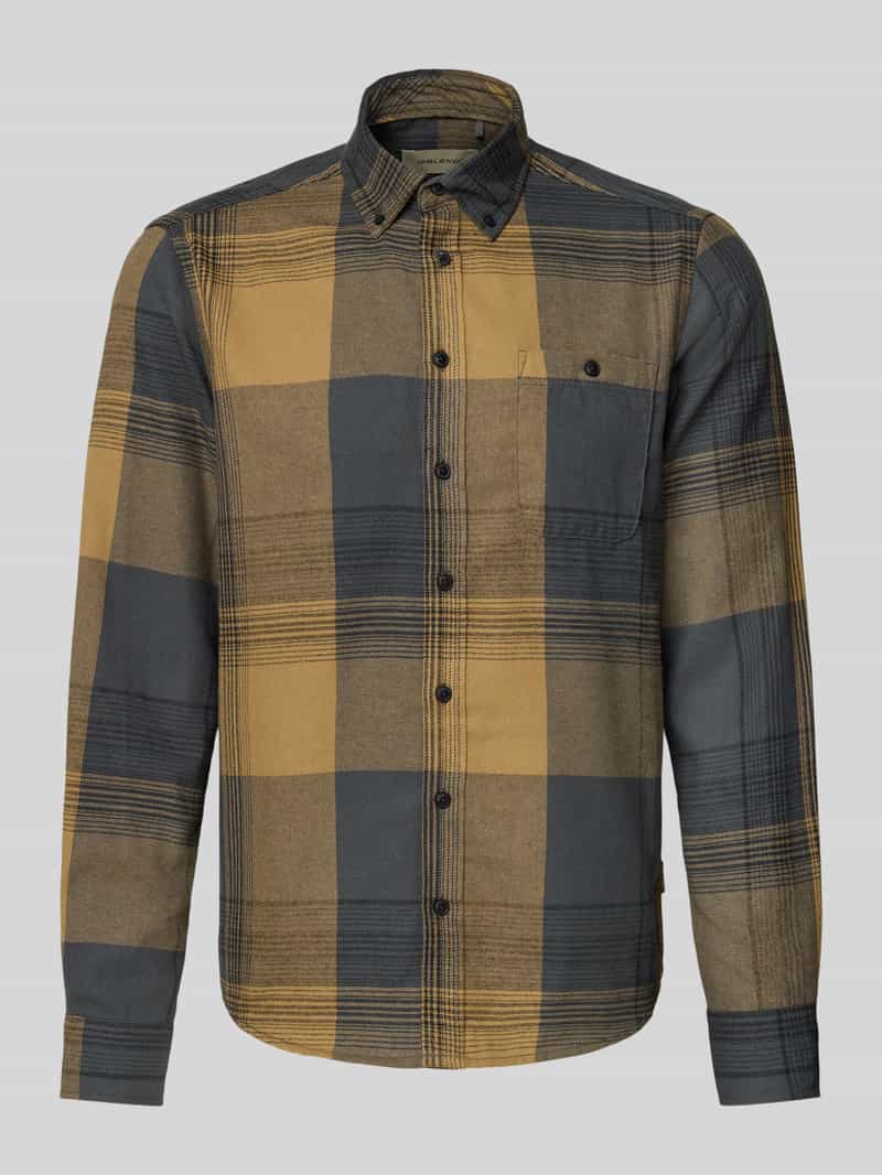 Blend Regular fit vrijetijdsoverhemd met button-downkraag model 'Dac