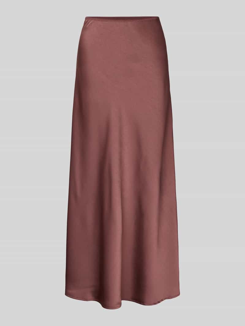 NEO NOIR Midirok van satijn met elastische band model 'URA'