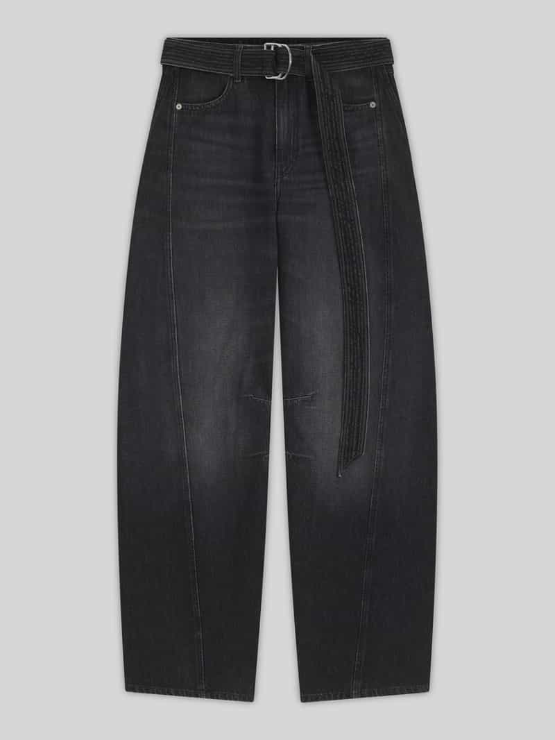 Boss Orange Wide leg jeans van zuiver katoen