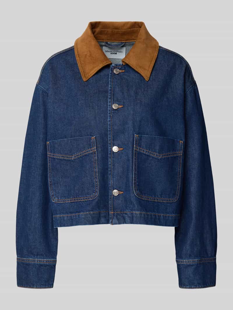 Marc O'Polo DENIM Boxy fit jeansjack van puur katoen