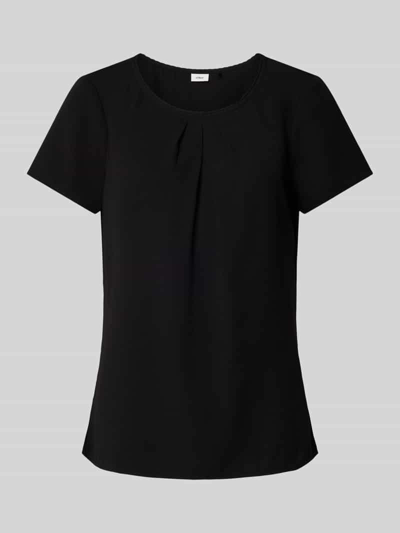 S.Oliver BLACK LABEL Blouse met plooien