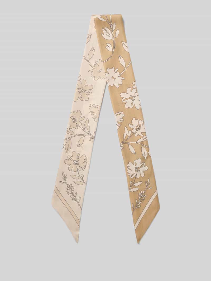Zijden sjaal met all-over motief model 'VINCENCY_T_7*115'