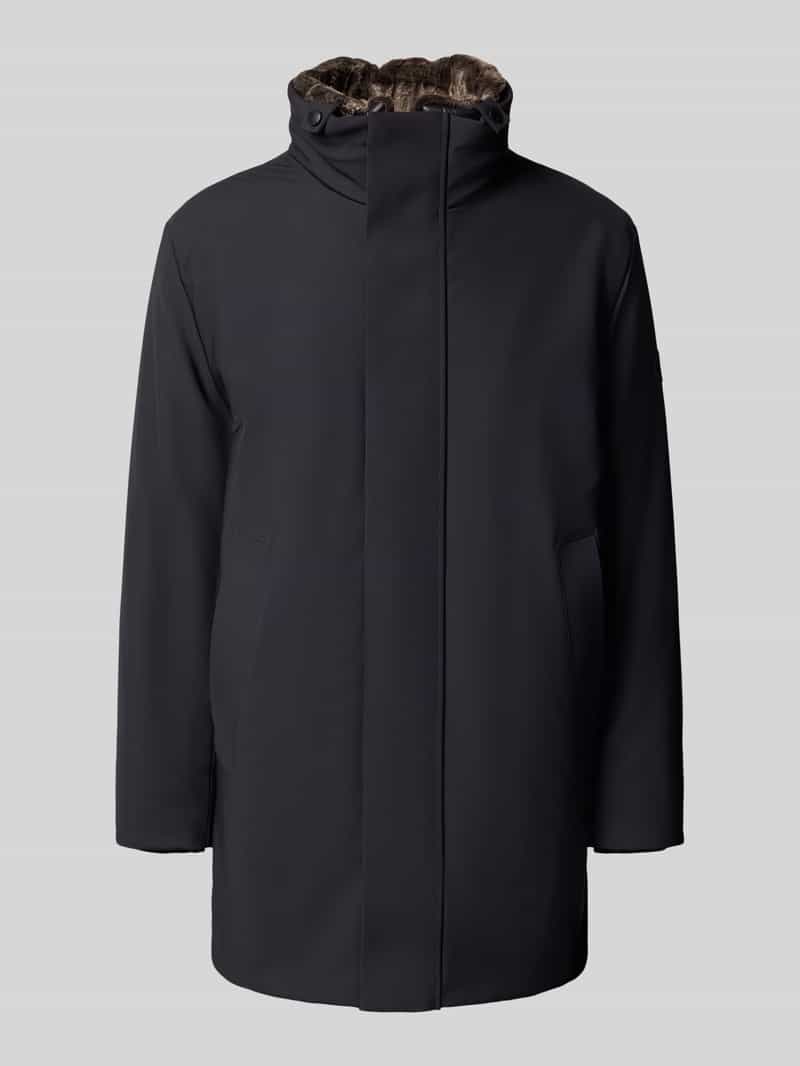 Strellson Regular fit parka met afneembare kraag van imitatiebont