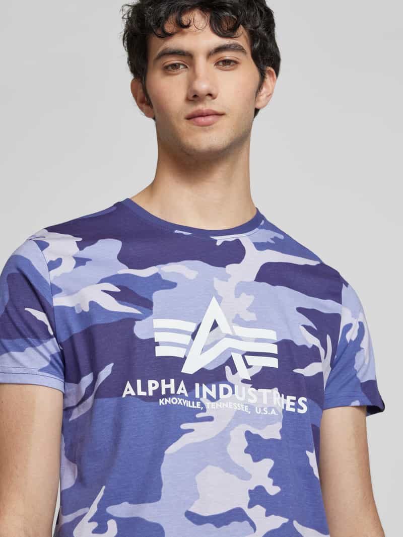 alpha industries T-shirt met labelprint