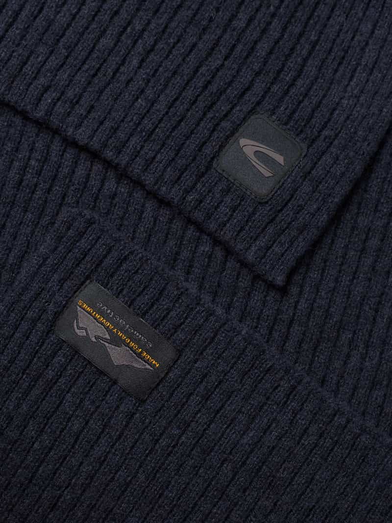 camel active Sjaal in gebreide look van zuivere wol