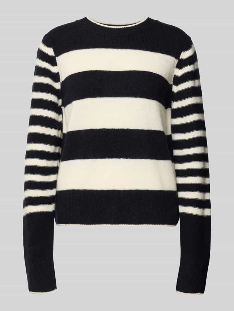 Marc O'Polo Regular fit gebreide pullover van zuivere scheerwol