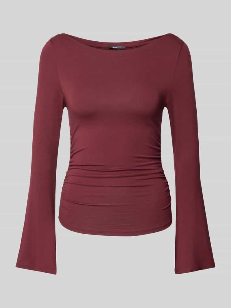 Gina Tricot Shirt met lange mouwen en rimpelingen