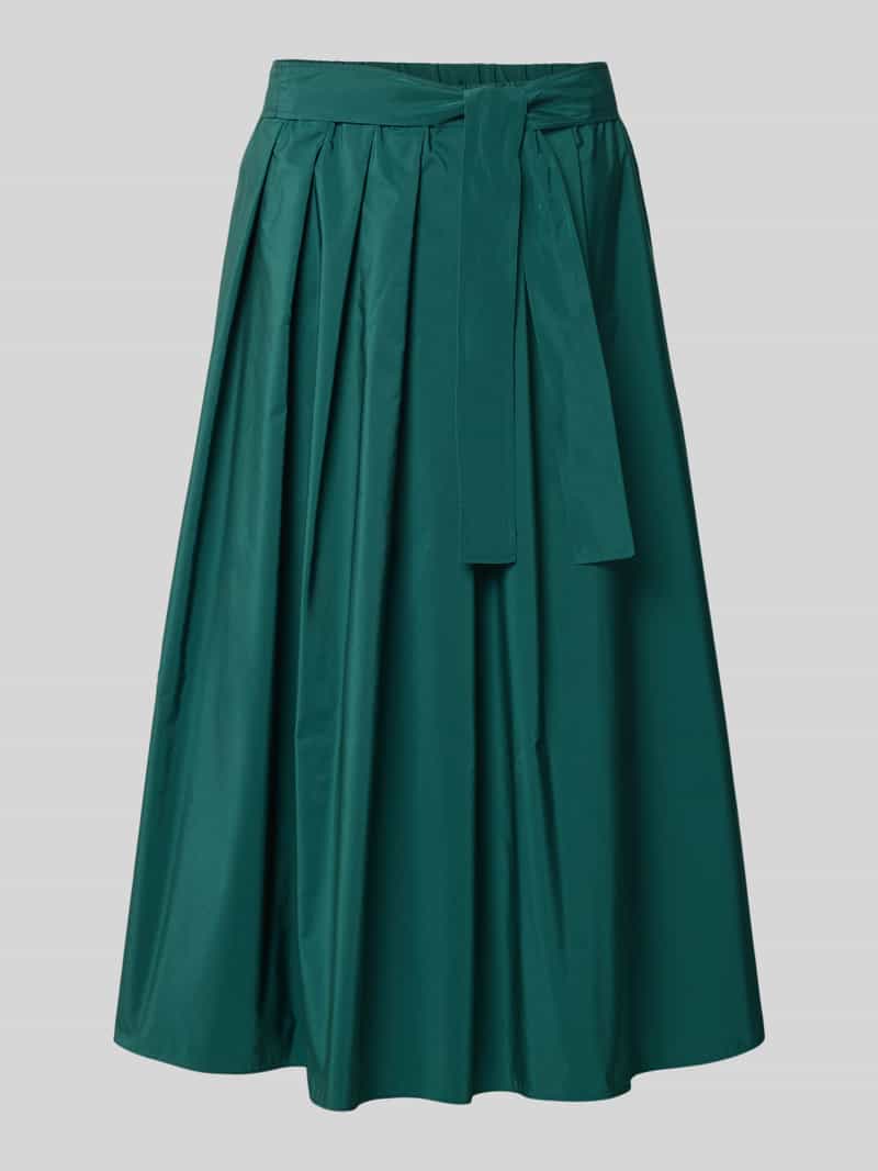 Uitlopende midi-rok met katoen model 'ALPACA'