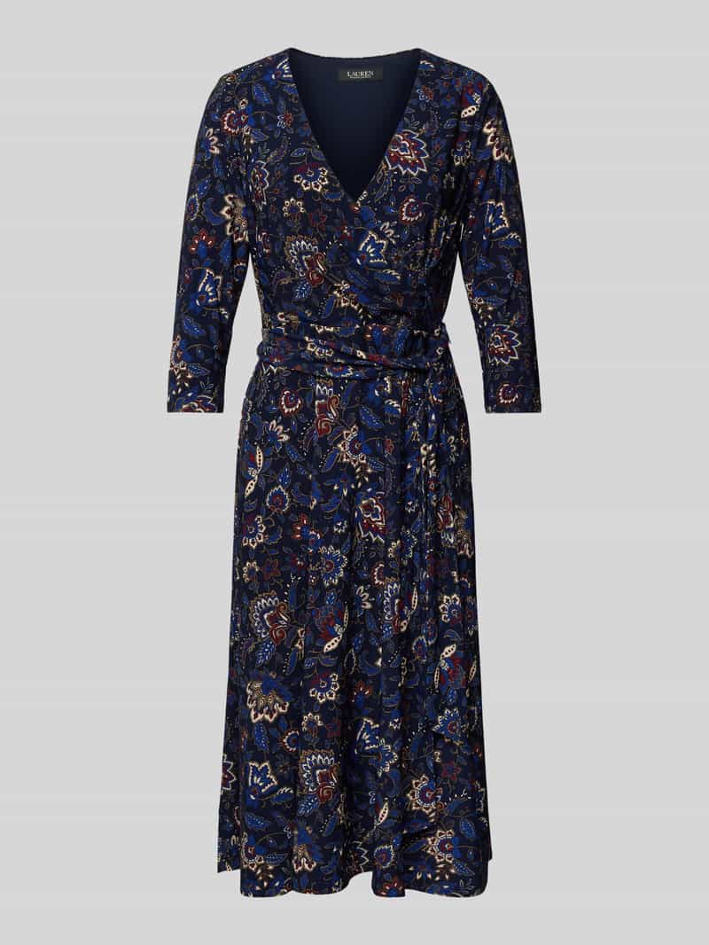 Lauren Ralph Lauren Midi-jurk met tailleriem model 'CARLYNA'