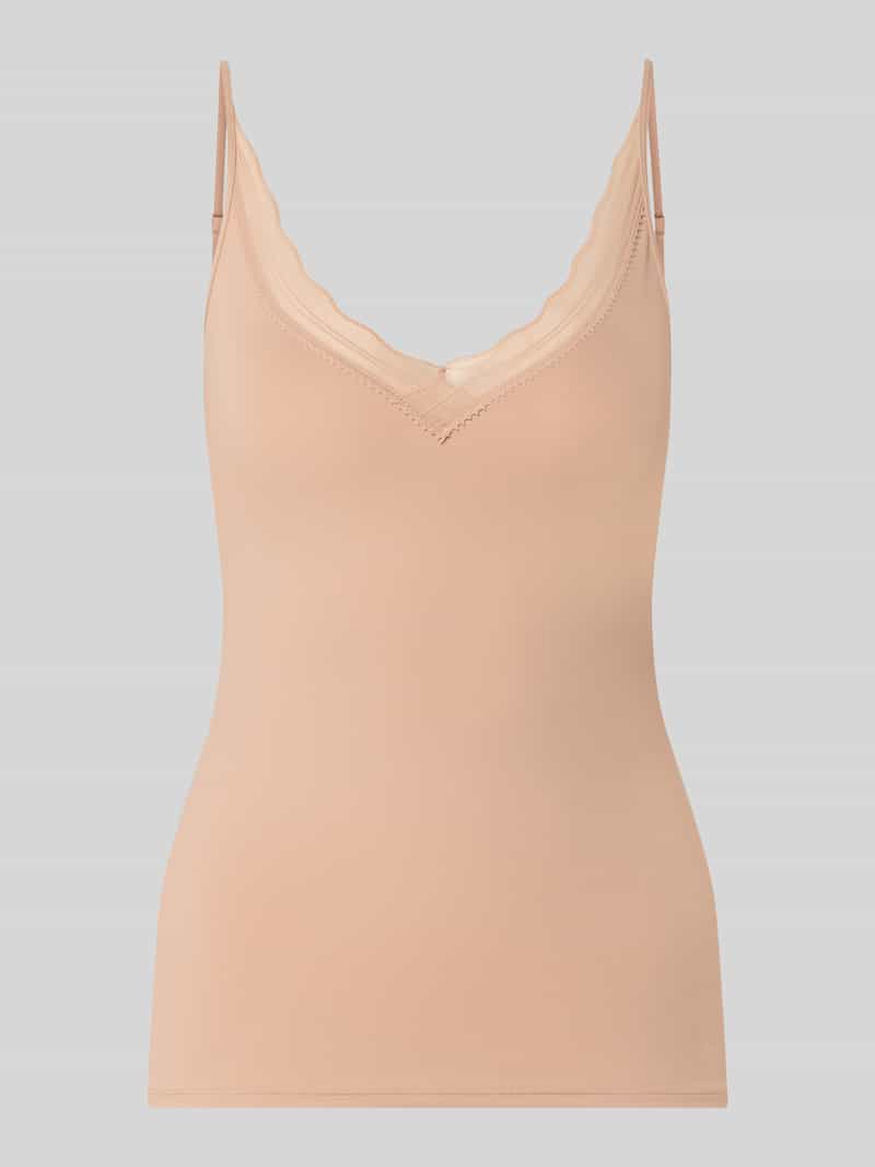 Sloggi Slim Fit top met kant model 'Go Blush'