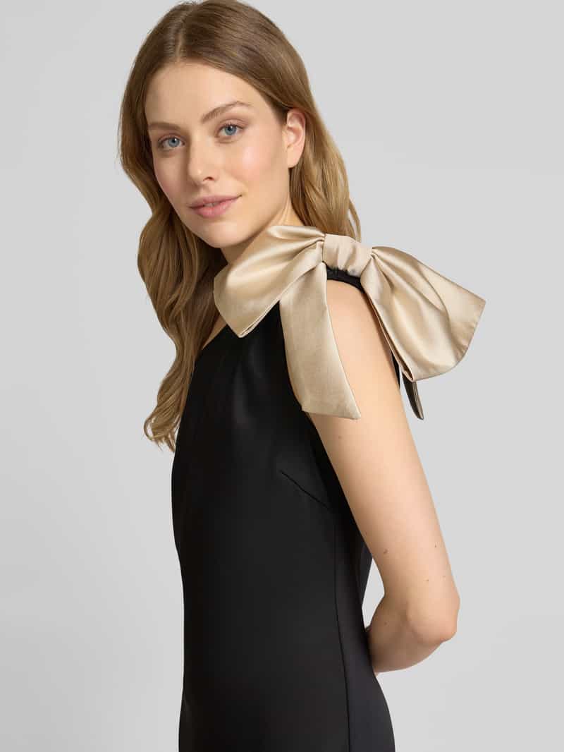 NEO NOIR Cocktailjurk met strikdetail model 'Connie Bow'