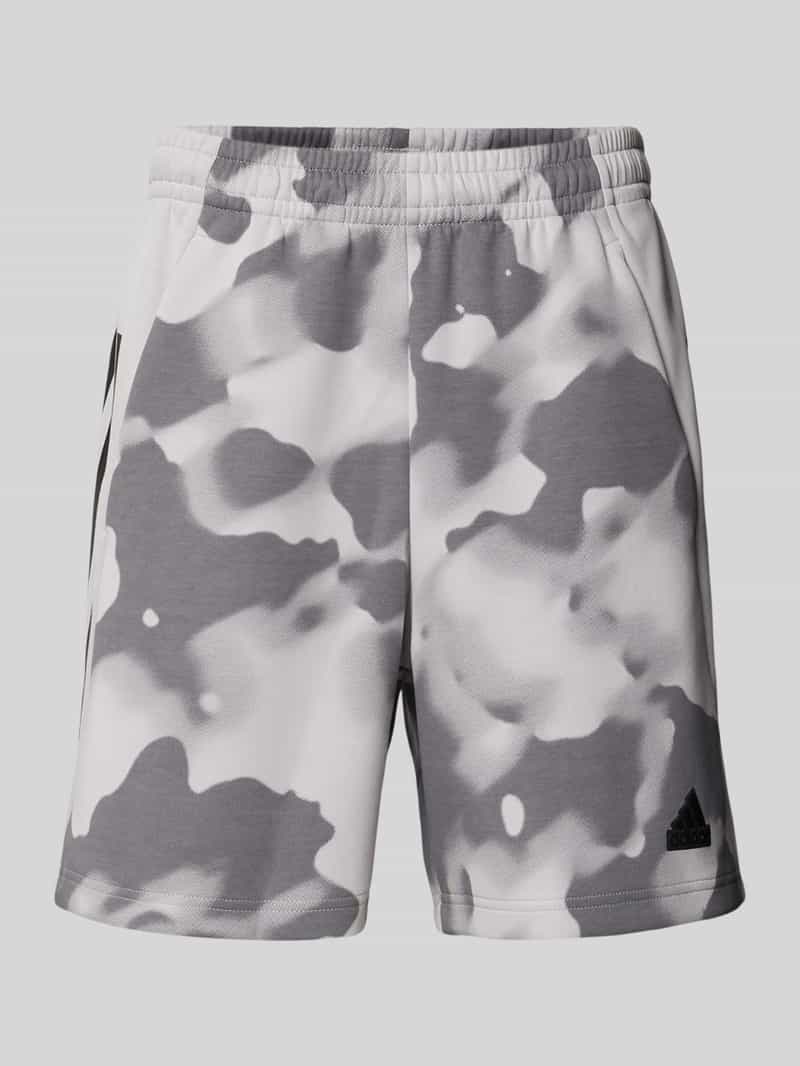 ADIDAS SPORTSWEAR Regular fit sweatshorts met labeldetail