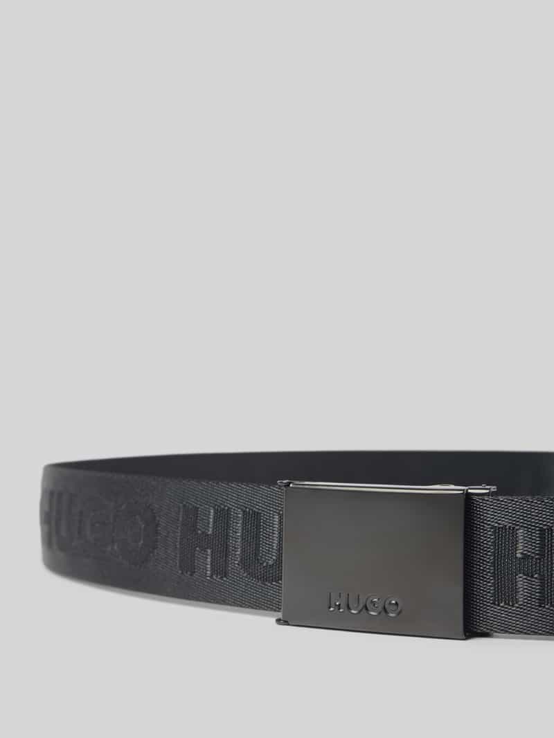 Boss Riem met labelmotief model 'GARRATT'