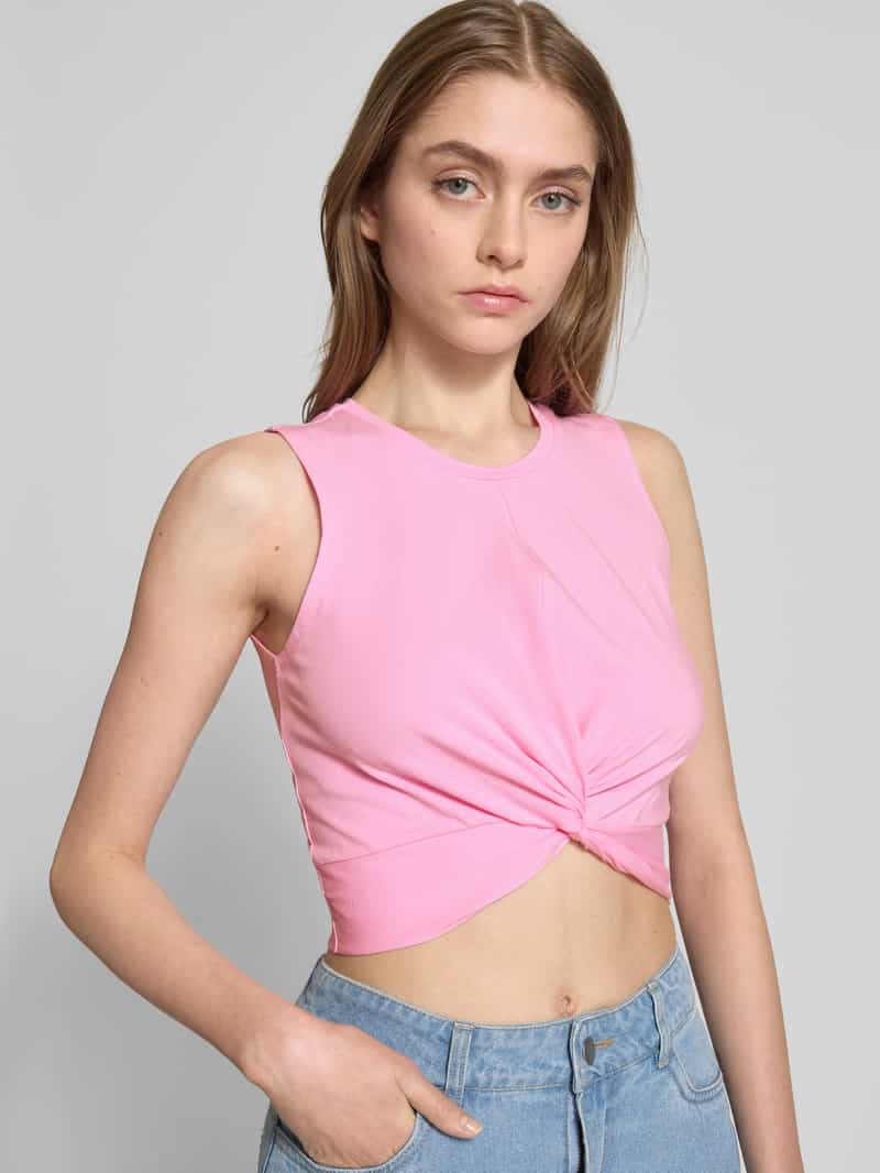 Noisy May Korte top met plooien model 'TWIGGI'