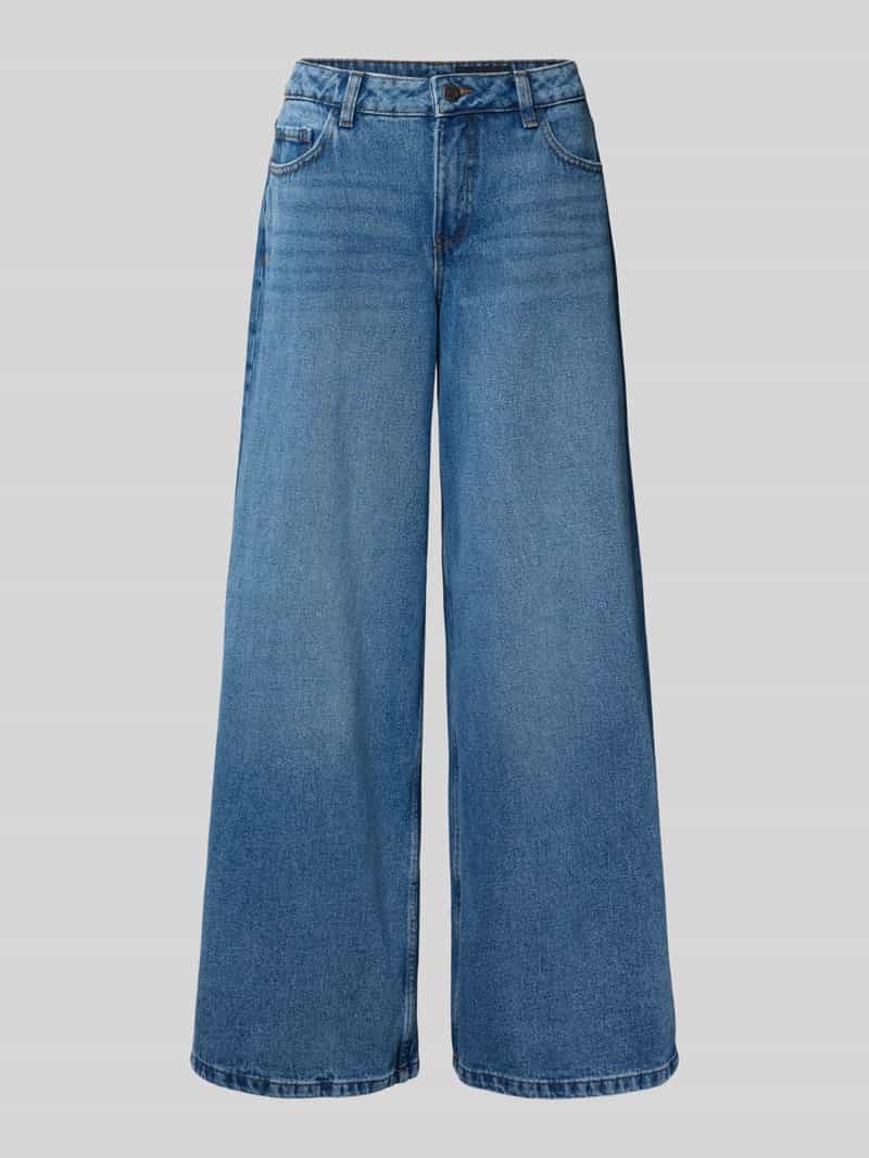 Noisy May Wide leg jeans met steekzakken model 'KETTIE'
