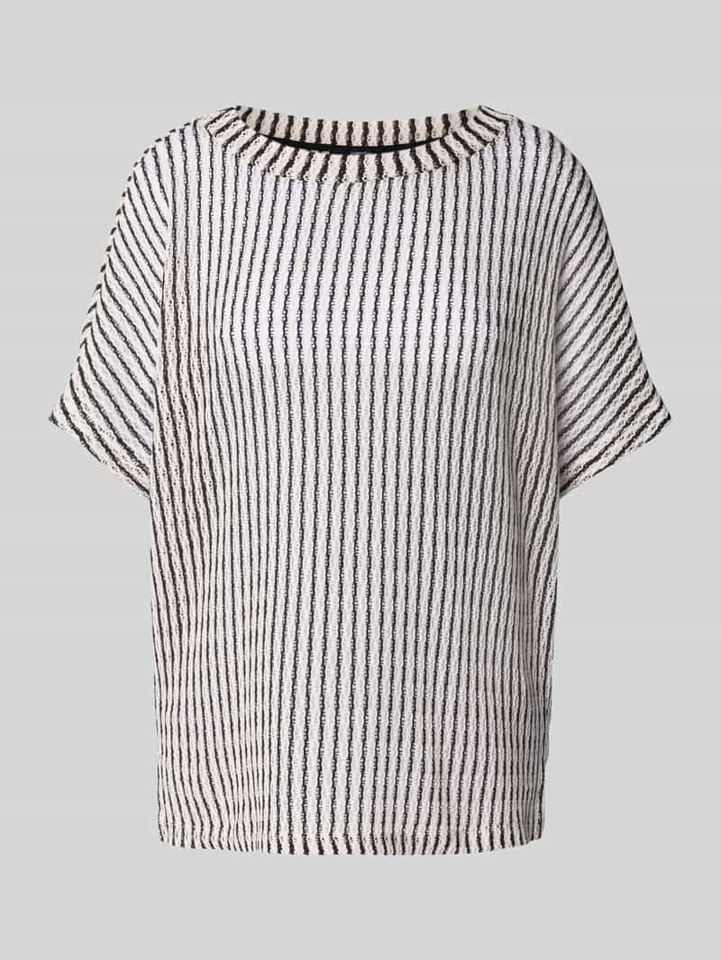someday. Relaxed fit T-shirt in gebreide look model 'Umila'