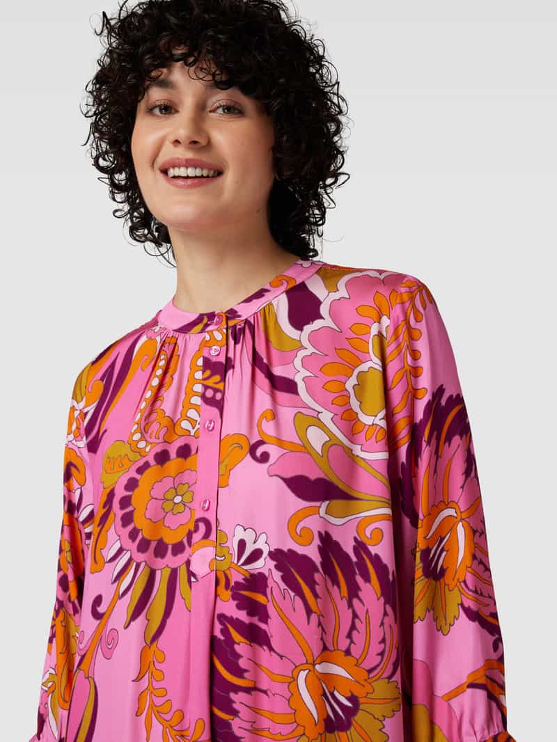 milano italy Midi-jurk met bloemenprint
