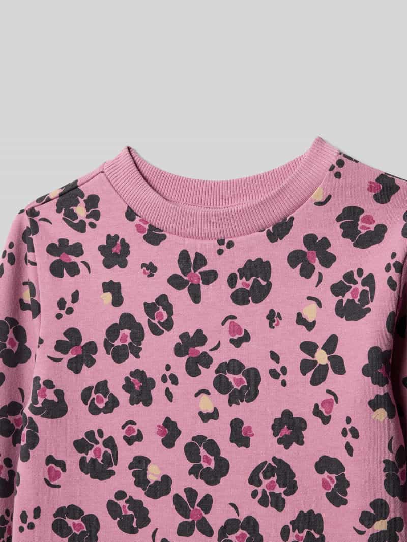 s.Oliver RED LABEL Getailleerde sweatjurk van katoenmix