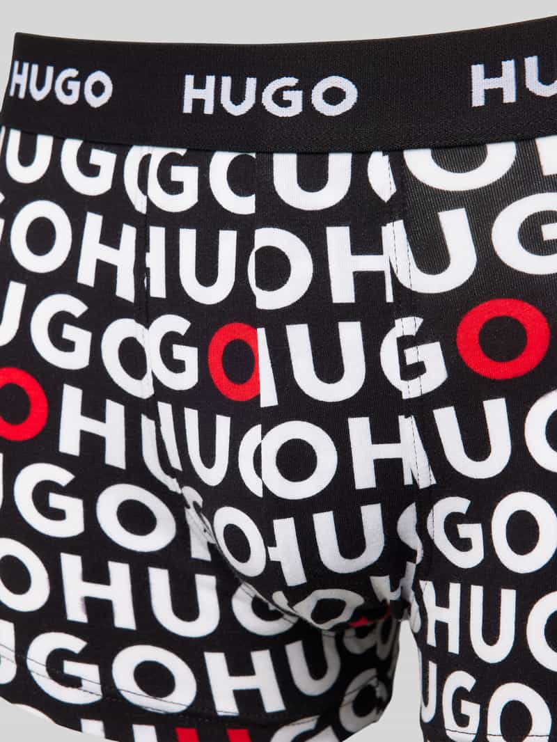 HUGO Boxershort met elastische band in een set van 3 stuks